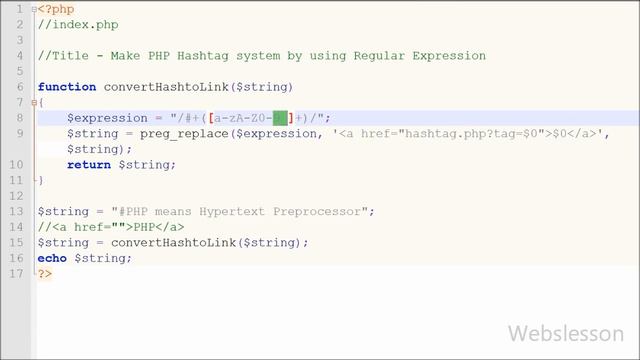 Make PHP Hashtag system by using Regular Expression смотреть онлайн