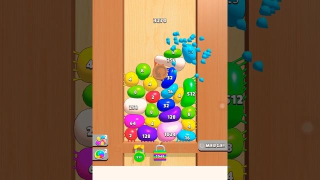 Blob Merge 3D - Rainbow Blob 1 (2048 Blob Unlocked)