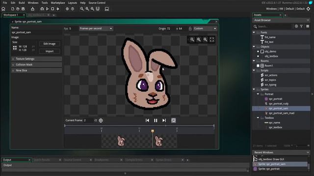GameMaker Dialogue System Part 2 - Portraits and Names смотреть онлайн