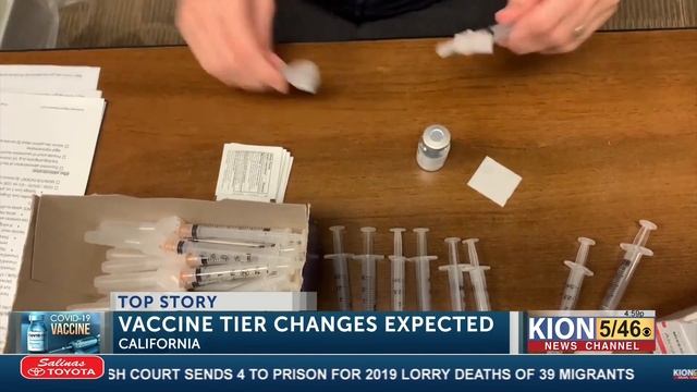 Central Coast residents react to potential change in vaccine plan смотреть онлайн