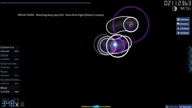 Osu! Mili - Nine Point Eight [Paloch's Insane] FC 99.7%! смотреть онлайн