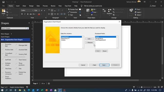 How to make an organogram - Excel to Visio Wizard смотреть онлайн