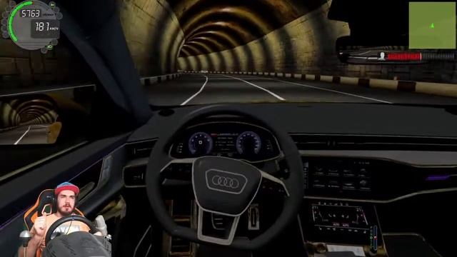 ДИКИЙ ТАКСИТ НА НОВОМ АУДИ Q8 ЛУЧШЕ ЧЕМ УРУС - CITY CAR DRIVING + РУЛЬ смотреть онлайн