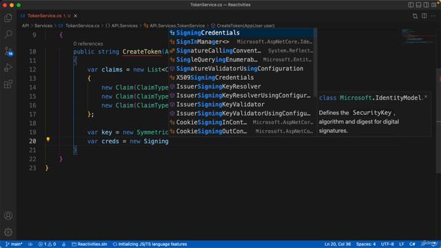 135 - Creating a token service смотреть онлайн