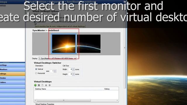 How to set up Independent Virtual Desktops on Each Monitor of your Multiple Monitor PC смотреть онлайн