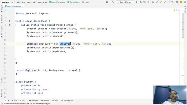 Java Record classesJEP 395: RecordsRelease: JDK 16 смотреть онлайн