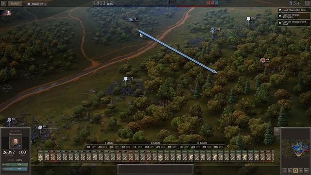 Mile Long Battle at Chancellorsville! | Union Campaign #27 - Ultimate General: Civil War смотреть онлайн