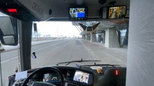 СПБГУП «ПАССАЖИРАВТОТРАНС» маршрут Nº158 Наличная ул.- Порт «Морской Фасад»