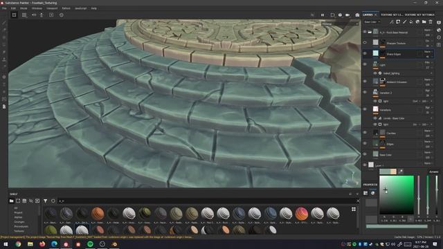 Stylized Fountain Base | Blender, Substance Painter and Photoshop | Full Speed Modeling Workflow смотреть онлайн