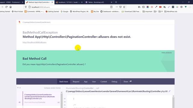 Laravel 8 Tutorial for beginners in Bangla #46 laravel pagination 2 смотреть онлайн