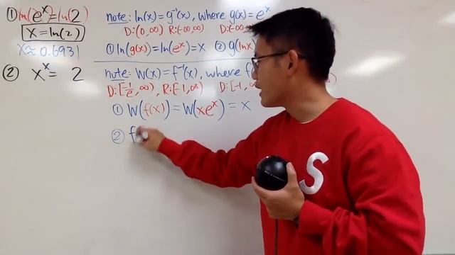 Lambert W Function Intro & x^x=2 смотреть онлайн