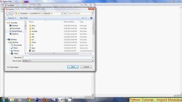 python tutorials 16 - import modules смотреть онлайн