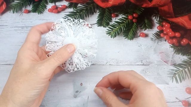 Их сразу купили!!! Снежные бантики МК / DIY bows смотреть онлайн