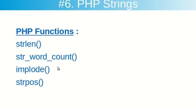 PHP Strings | PHP Tutorial | PHP For Beginners | Learn PHP Programming смотреть онлайн
