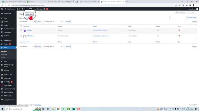 How to add user in WordPress website (2023) смотреть онлайн
