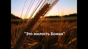 «Это милость Божья»  Андрей Качалаба.   08.07.23