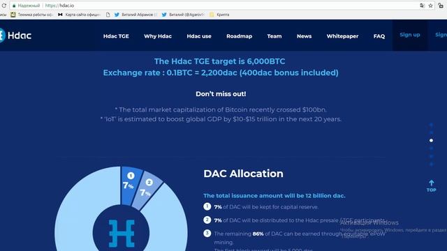 [ICO] [BOUNTY] Hdac - контракты IoT на основе Blockchain от Hyundai. смотреть онлайн