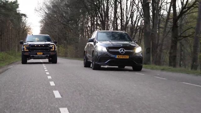 ford f150 raptor 500 hp vs (amg 588 hp) смотреть онлайн