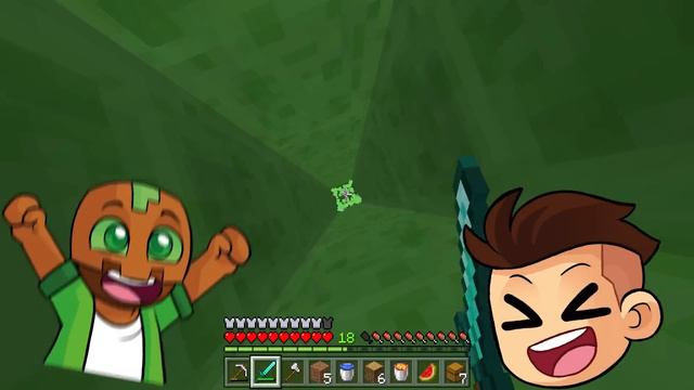 MINECRAFT pero SOBREVIVIMOS en sólo 1 BLOQUE del PLANETA 😱 HARDY y TROLERO смотреть онлайн