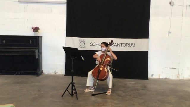 Martina Rivera, violoncel. Minuet N. 2 (J.S. Bach) смотреть онлайн