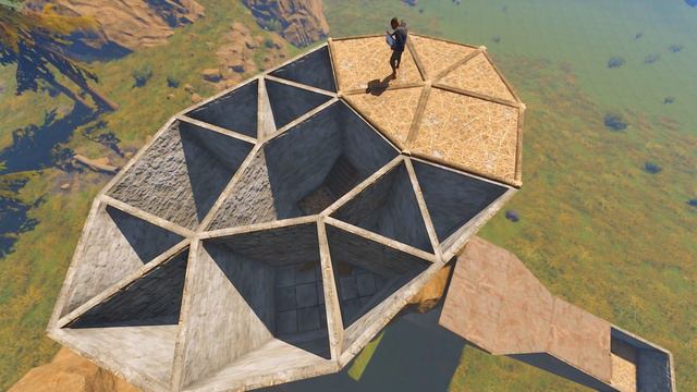 NUCLEAR MUSHROOM ROCK BASE | RUST Anvil Rock 55K Stone смотреть онлайн