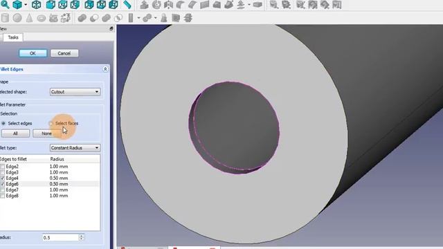 FREECAD bearing holder female смотреть онлайн