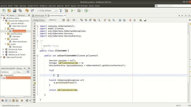 Java e Hibernate 5 #8 Criando o Dao Cliente e o metodo salvar смотреть онлайн