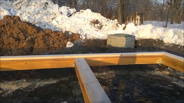 Каркасный дом для "чайников": День7- обвязочный брус смотреть онлайн