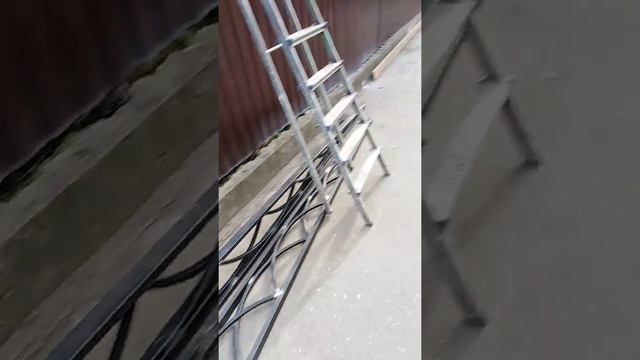 Продолжение постройки навеса своими руками! На коленке