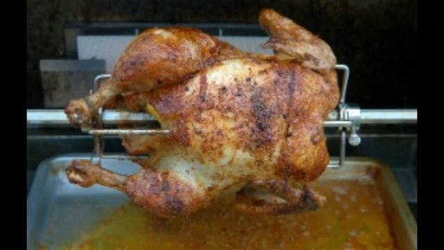 Курица гриль на вертеле смотреть онлайн