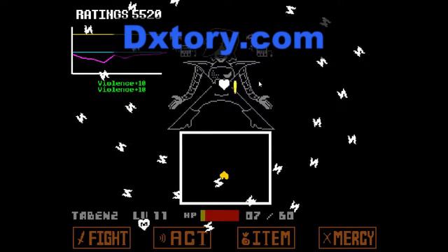 UNDERTALE ep2:battle against Metaton ex смотреть онлайн