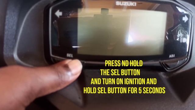 Suzuki Burgman Street 125cc Turn Off Oil Change Indicator DIY смотреть онлайн