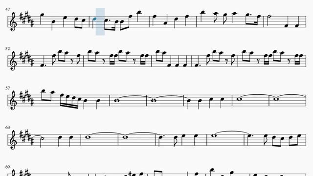 Aleluya by Handel Sheet Music for Alto Saxophone The Messiah Original Tone смотреть онлайн