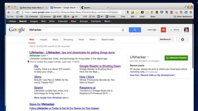 Google Hides the Cached Page Link in a New Drop-Down Menu смотреть онлайн