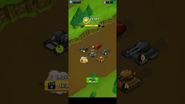Merge Tanks 2: KV-44 Tank War - Gameplay Walkthrough Part 1 (iOS, Android) смотреть онлайн