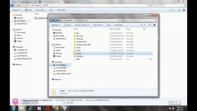 Installing PHP, Apache Server and MySQL in Windows (WAMP server) смотреть онлайн