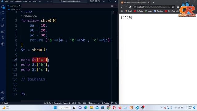 What is Global and Local Variable Scope in Php | Php Tutorial | 06 | CodeRamp | 2023 смотреть онлайн