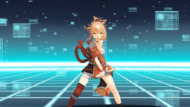 [MMD] Genshin Impact: Yoimiya - Dance! смотреть онлайн