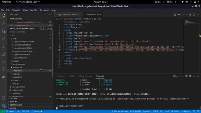 How To Use Bootstrap in Angular | Bootstrap 5 | Angular 8/9/10/11/12 смотреть онлайн