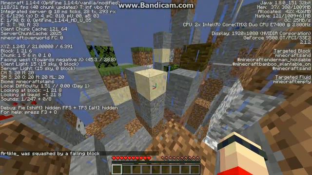 МАЙНКРАФТ, НО БЛОКИ ПАДАЮТ С НЕБА! ВЫЖИВАНИЕ В МИРЕ ИЗ ПАДАЮЩИХ БЛОКОВ #2 смотреть онлайн