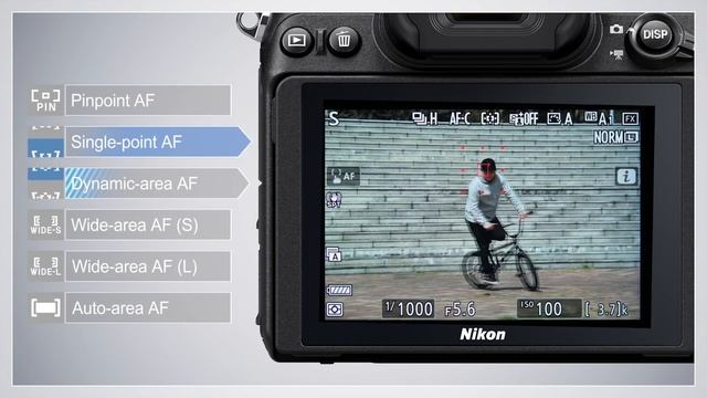 AF-Area Mode: Choosing a Mode to Suit the Scene | Z 7/Z 6/Z 5/Z 30 | Digitutor смотреть онлайн