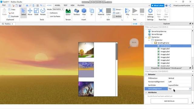 Scrolling Frame, Scrollbar and UIListLayout (Roblox Studio Tutorial for New Beginners) (N206) смотреть онлайн