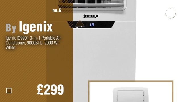 Air Conditioners, Amazon UK Best Sellers 2017 // Kitchen & Home Appliances