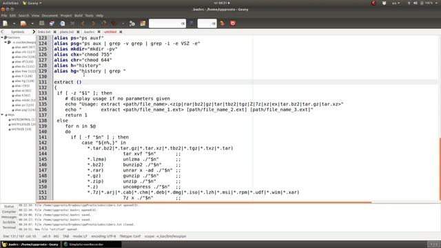 Linux основы. Терминал в Ubuntu. Команда alias. смотреть онлайн