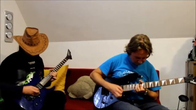 Richard Jonas & Krisztian Vereb - Mary has a little lamb (Steve Ray Vaughan Instrumental Cover) смотреть онлайн