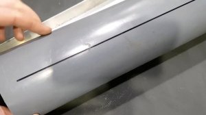 разметка трубы вдоль по оси