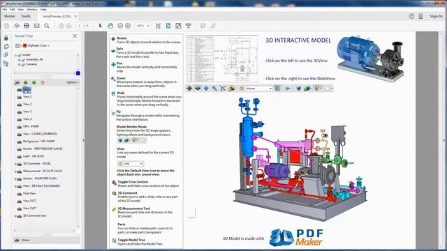 3D PDF Maker Tutorial 8. Add New 3D Views смотреть онлайн