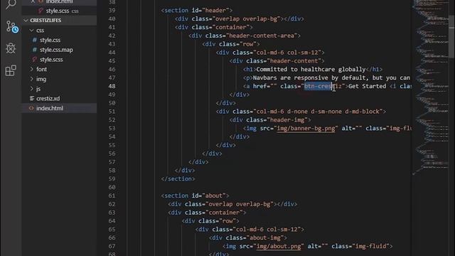 Create A Responsive Website Using HTML, CSS And Bootstrap 4 смотреть онлайн