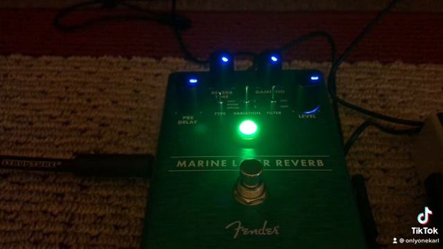 Fender marine layer reverb pedal sound demo смотреть онлайн