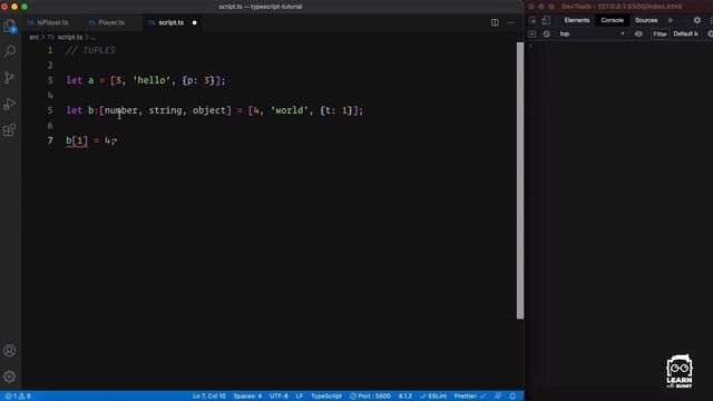 Lesson 15 - Tuples - TypeScript Bangla ( বাংলা ) Tutorial Series смотреть онлайн